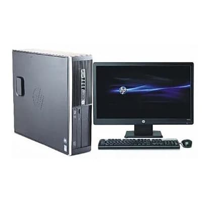 Hp Dual Core Monitor - 18.5 - Core2duo 4GB RAM - Windows 10 And Office 2016 - View 3
