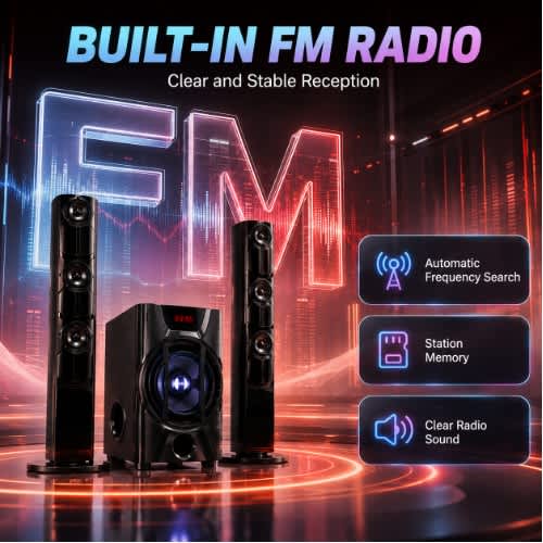 Dj-667 High-class Home Cinema System  8-inch Hi-bass Subwoofer With Bluetune Dual Karaoke - View 6