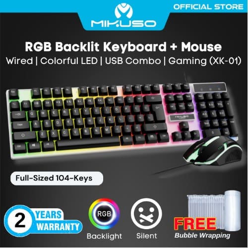 Mechanical Wired Luminous Gaming Keyboard And Mouse Perfect Set - View 3