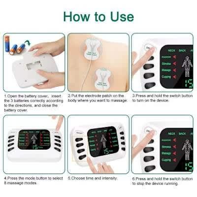 Blueidea Electronic Pulse Massager - View 3