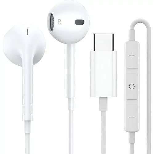 Wired Earpods With A Usb-c Connector - White - View 1