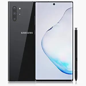 Galaxy Note 10 Plus - 6.8" - 12GB RAM - 256GB ROM - Single Sim-4300mAh + Pouch & Screen Guard - Black
