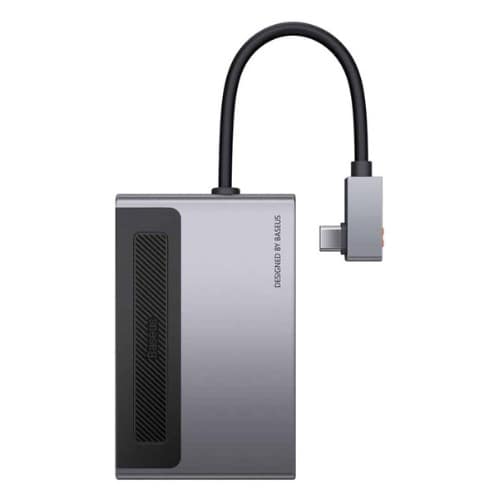 Baseus Magic Multifunctional Type-c Hub With A Retractable Clip Standard Edition-grey