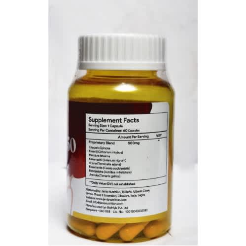 Liv. T550 - Hepatitis B - 500mg - 60 Capsules - View 3