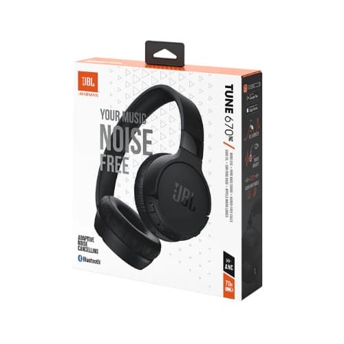 Jbl Tune 670nc - Adaptive Noise Cancelling With Smart Ambient Wireless On-ear Headphones - View 2
