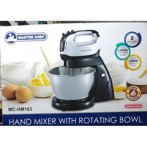 Master Chef Hand/cake Mixer With Rotating Bowl - 4l - 400w - View 2