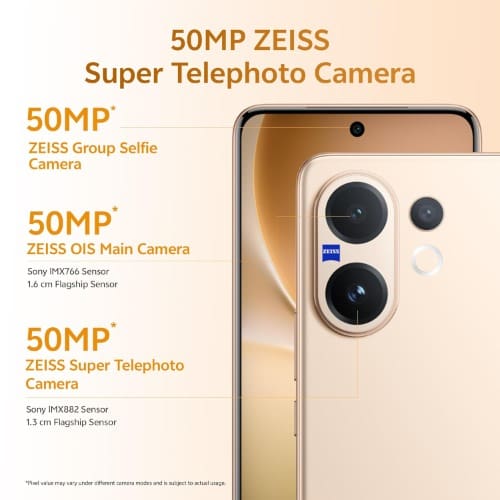 V60 5G - 6.77" - 512GB ROM - 12GB RAM - Dual SIM - Fingerprint - 6500mAh - Auspicious Gold - View 3