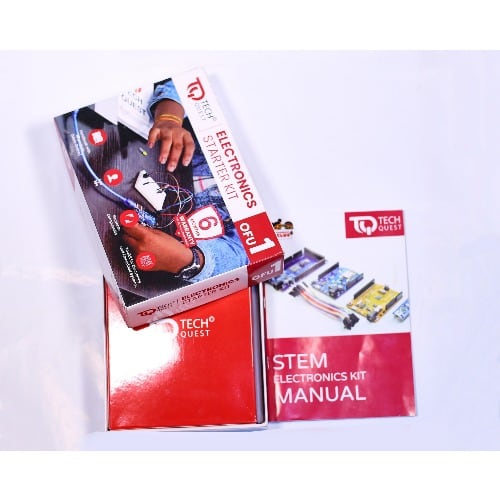 Diy Electronic Starter Kit With Arduino Uno And 20 Components - View 3