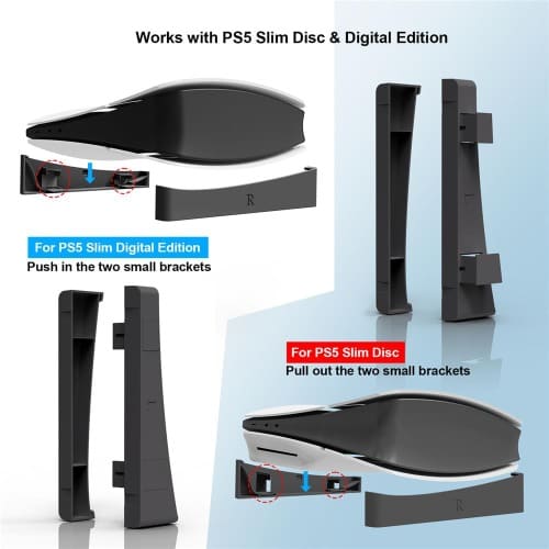 Horizontal Stand For Ps5 Slim/opp Console - View 3