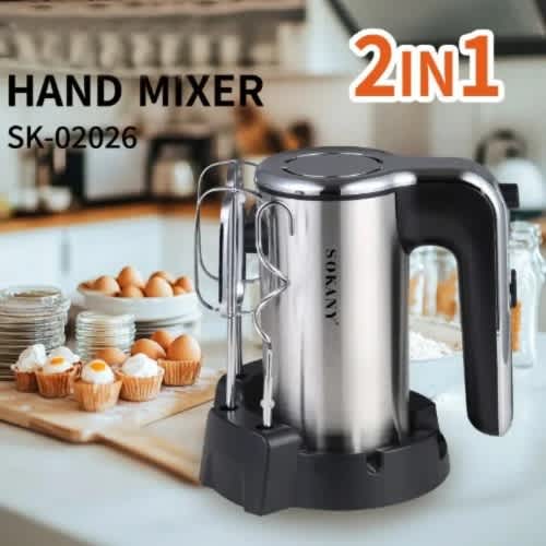 Sokany 2 In 1 Hand Mixer - 500W - Sk-02026 - View 2