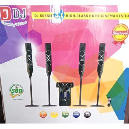 Bluetooth Home Theatre System | 140w 5.1 Channel Surround Sound/ Subwoofer - Dj-5055m - View 2