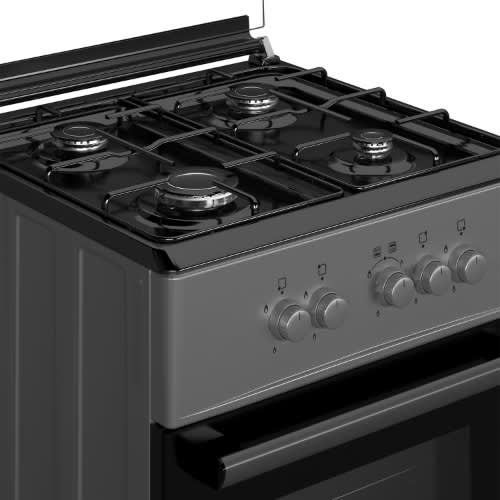 4 Burner Gas Cooker  - Black Gray - View 1
