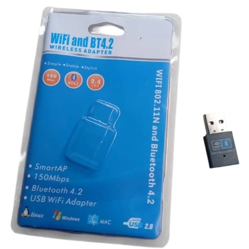 Smartap 150mbps Bluetooth And 4.2 Usb Wifi Adapter - View 3