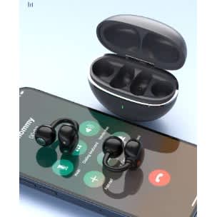 Ear Clip Wireless Bluetooth Earpod - Black - View 2