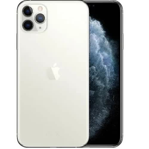 iPhone 11 Pro Max - 6.5" - 64GB ROM - 4GB RAM - Ios 13 - 3969mah - Pouch & Screen Protector - Silver