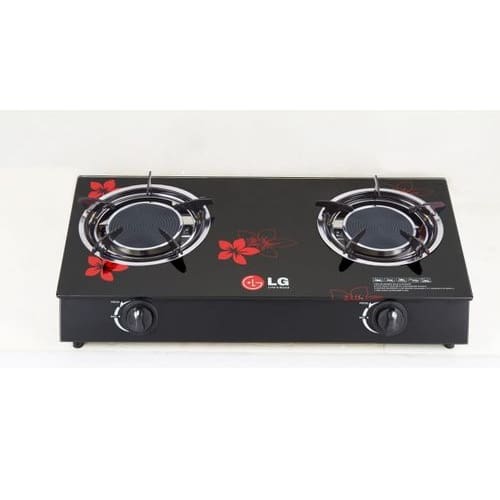 Infrared Glass Tabletop Gas Cooker - 135mm+135mm Burner