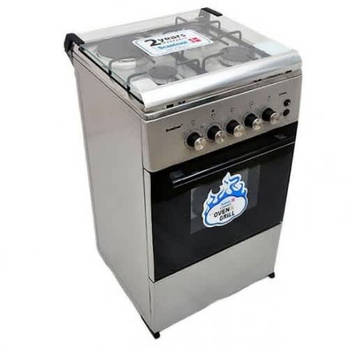 50x55cm 3 Gas Burner 1 Hotplate Auto Ignition Cooker With Oven And Grill - View 2