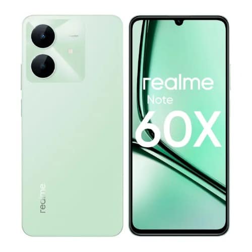 Realme Note 60x - 6.67" - 128GB ROM- 4GB RAM- 4g Dual Sim - Fingerprint 5000mAh - Green