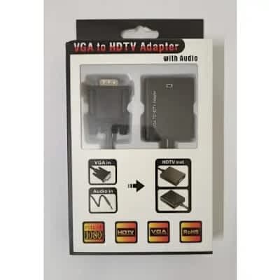 Vga To Hdtv Adapter With Audio - View 3