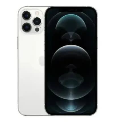 Iphone 12 Pro Max - 6.7"-128GB ROM + 6GB RAM- 1 Sim - 3687mAh - Silver - Renewed