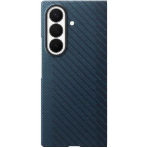Magnet Case Carbon Fiber For Samsung Galaxy Z Fold 8 Ultra - Blue - View 3