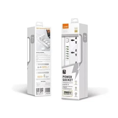 6 Usb 5 Ports Power Socket - 2500W - Sc5614 - View 3