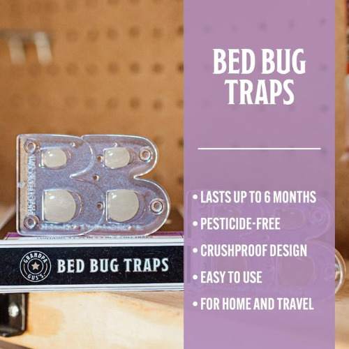 Bed Bug Glue Traps For Home & Travel - Early Detection - Lasts Up To 6 Months - 12pk - View 4