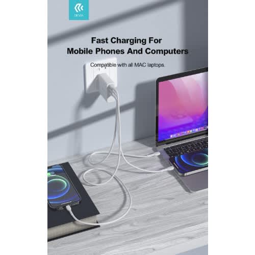 Devia Usb-c+a Gan Fast Charger - 140w - View 4