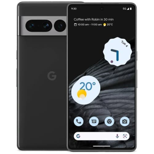 Pixel 7 Pro 5G - 6.7" - 128GB ROM - 12GB RAM - Nano SIM - 5000mAh - Obsidian