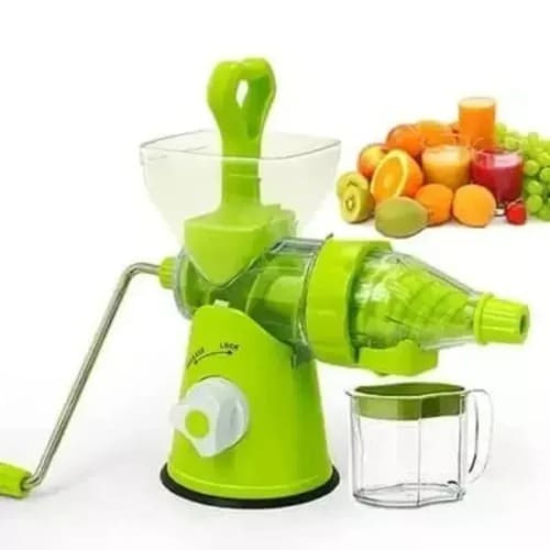 Green Multi Functional Manual Juicer - 18 Cm X 11 Cm X 37 Cm - View 3