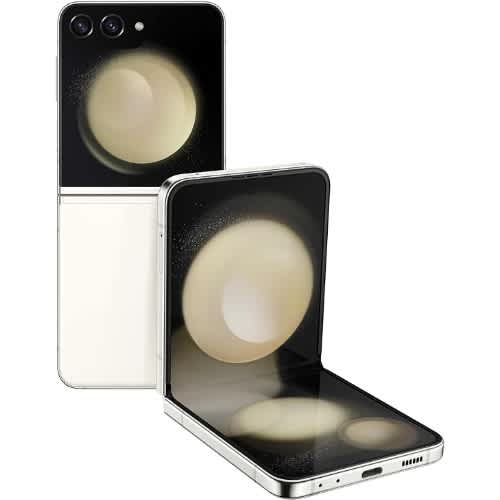 Galaxy Z Flip 3 - 6.7" 256GB ROM- 8GB RAM - Single Sim -5G- 3300mAh - Cream - View 2
