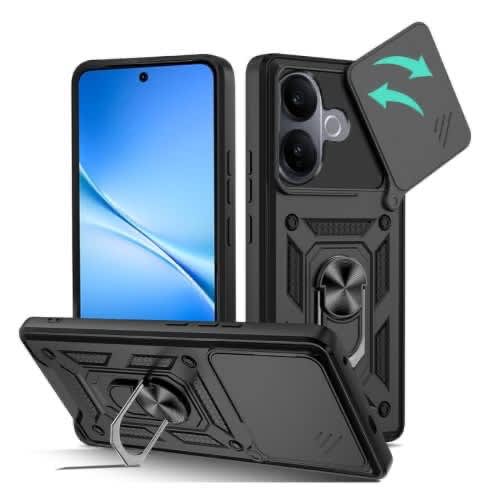 Armor Back Case For Vivo V60 Lite - Black - View 3