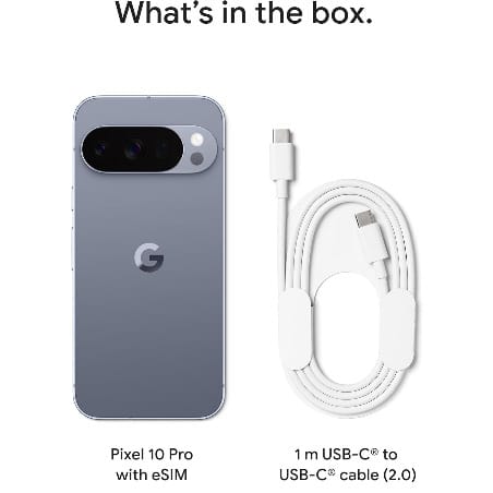 Pixel 10 Pro 5G - 6.3" - 256GB ROM - 16GB RAM - Single Nano Sim + eSIM - 4870mAh - Moonstone - View 3