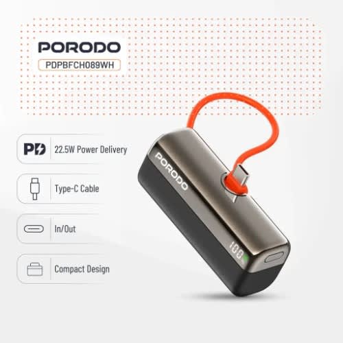 Pocket Volt Power Bank - Black - 5000mAh - View 2