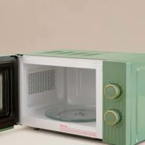 George Home Scandi Textured Microwave - 17L - 700W - Green - View 2