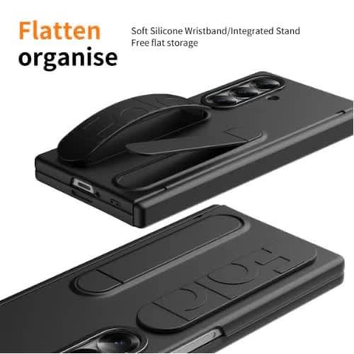Protective Grip Cover Full Case For Samsung Z Fold 8 Ultra - Black - View 2