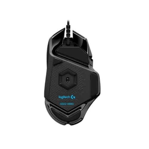 Logitech G502 HERO Wired Gaming Mouse - Black - View 3