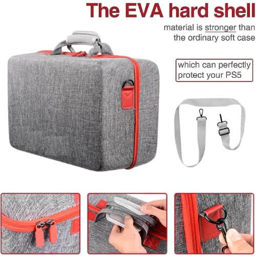 Bag For Slim Ps5 - digital & Disc Versions - Grey - View 7
