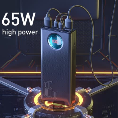 Amblight Digital Display Quick Charge - 30000mah Power Bank  65w - View 3