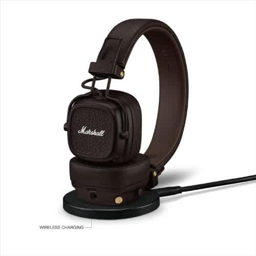 Marshall Major V On-ear Wireless Bluetooth Headphones - Brown - View 2