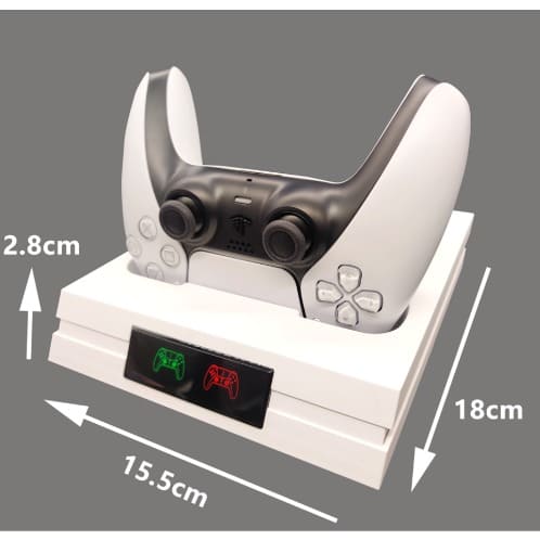 Charger For Ps5 Game Pad Controllers- White - View 3