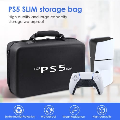 Ps5 Slim Waterproof Bag/case For Ps5 Slim - box Black - View 6