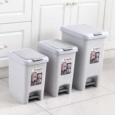 Pedal-operated Waste Containers- 10l- 15l- 20l- 3pieces