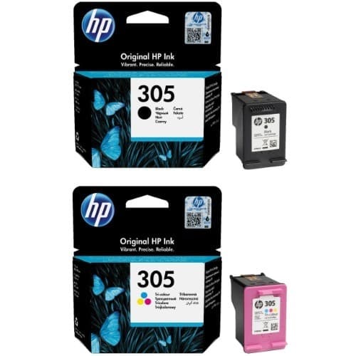 305 Black And Coloured Ink - Set of 2