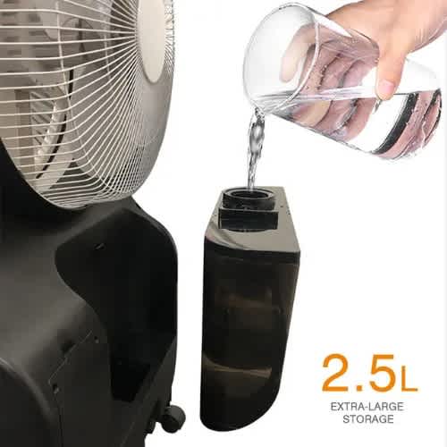 Rechargeable Air Cooler Water Mist Fan With Remote Control-cf041 - View 3