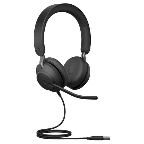 Evolve 2 65  Wireless Bluetooth Headset – Black - View 3