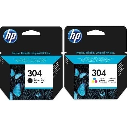 304 Ink Cartridge - Black & Tri-color