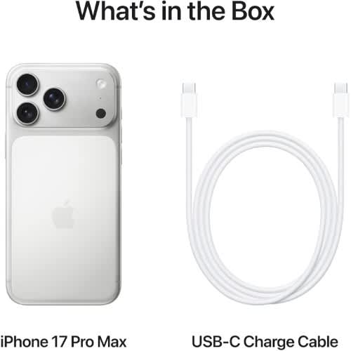iPhone 17 Pro Max 256GB Single Sim - Silver - View 3