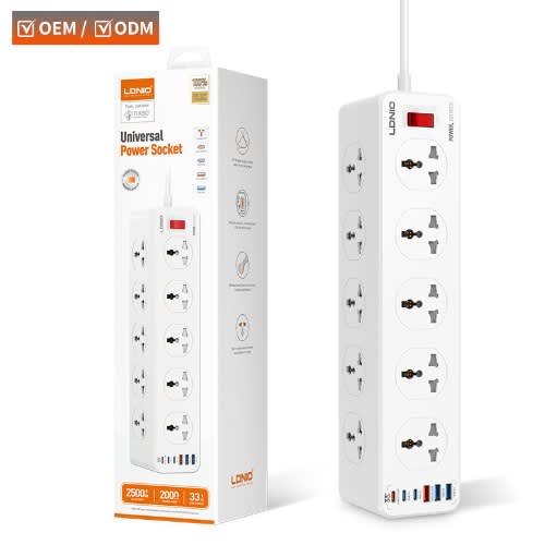 Power Socket Extension Universal Power Strip With 10 Outlets - 2m - Sc10610c - View 5