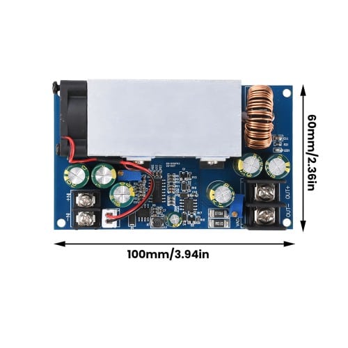 DC-DC Adjustable 12V-75V To 2.5V-60V Step-down Buck Converter - 600W - 25A - View 4